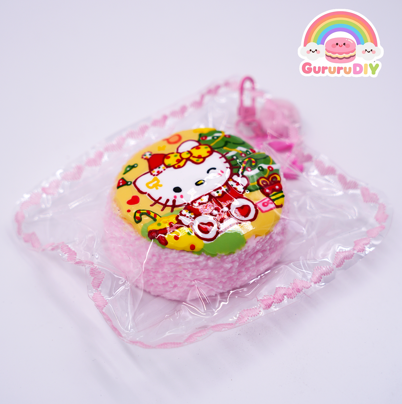 Squishy finished product - Hello Kitty