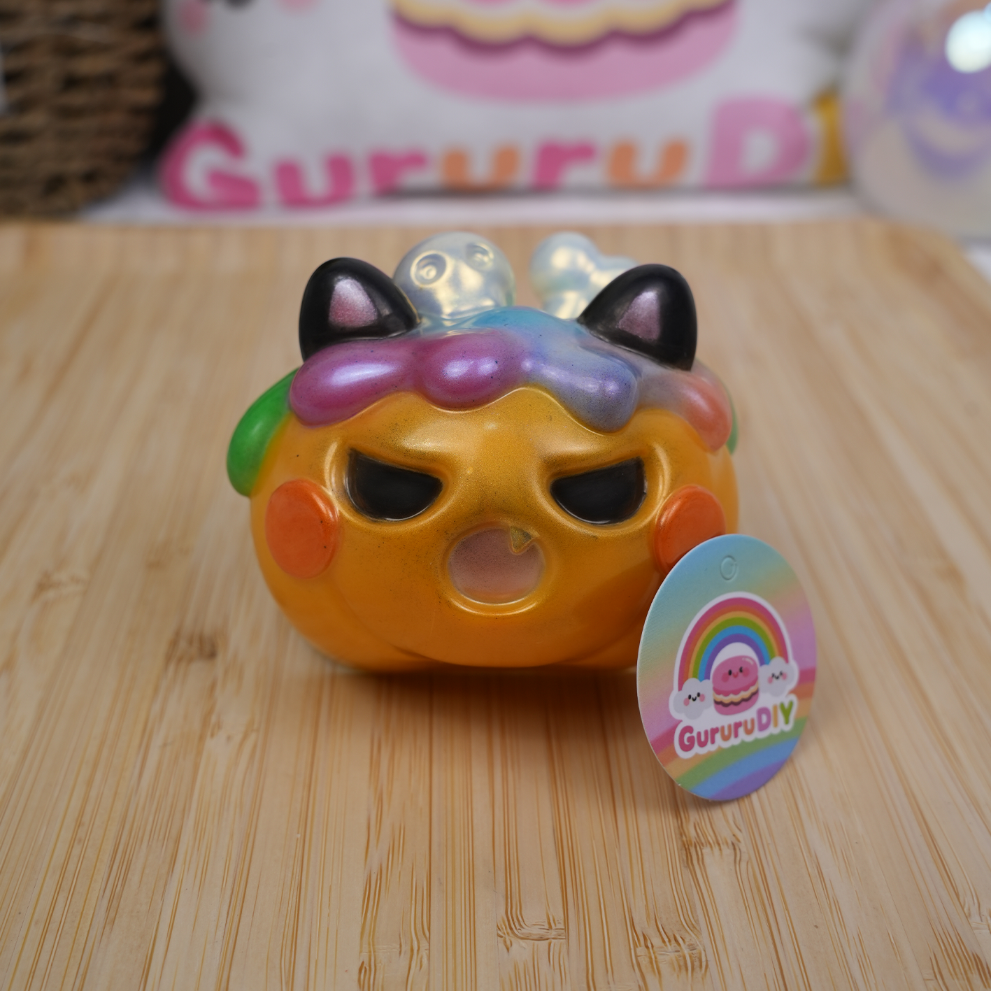 レジン完成品-パンプキンペッド