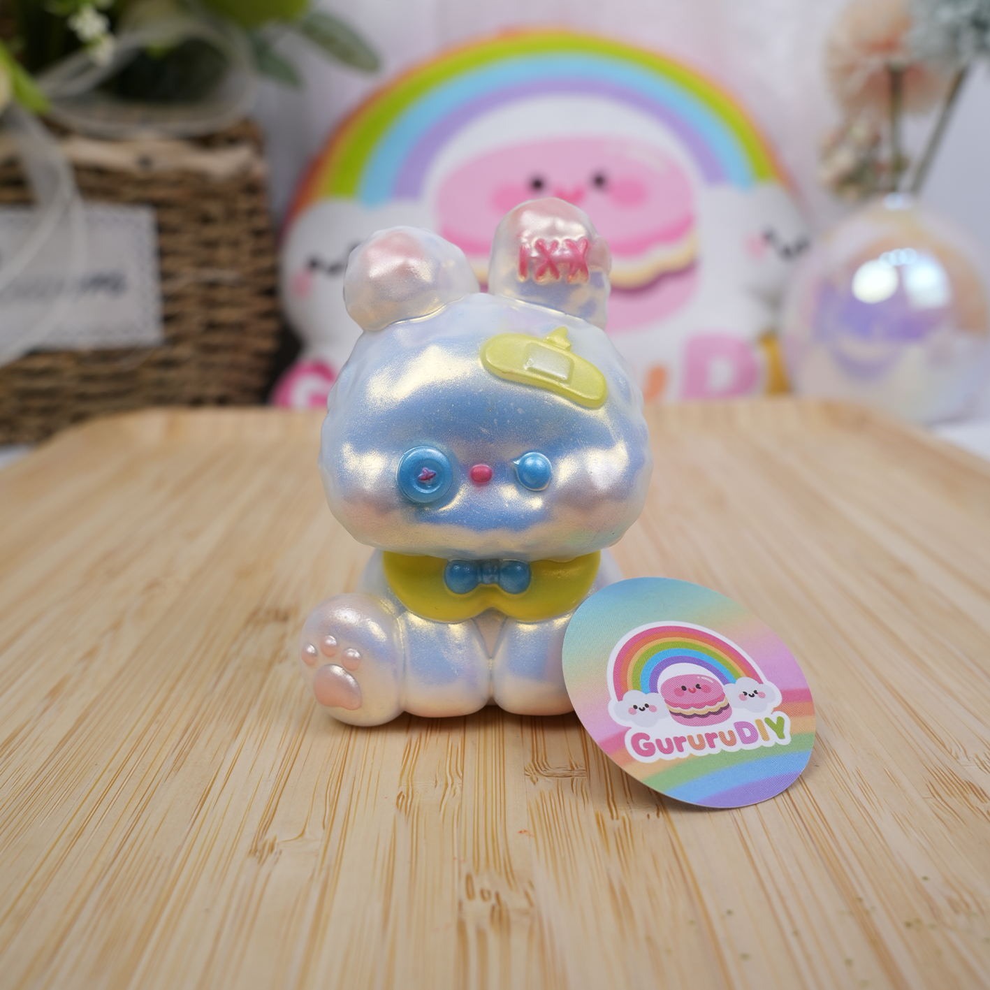 レジン完成品-白いうさぎ