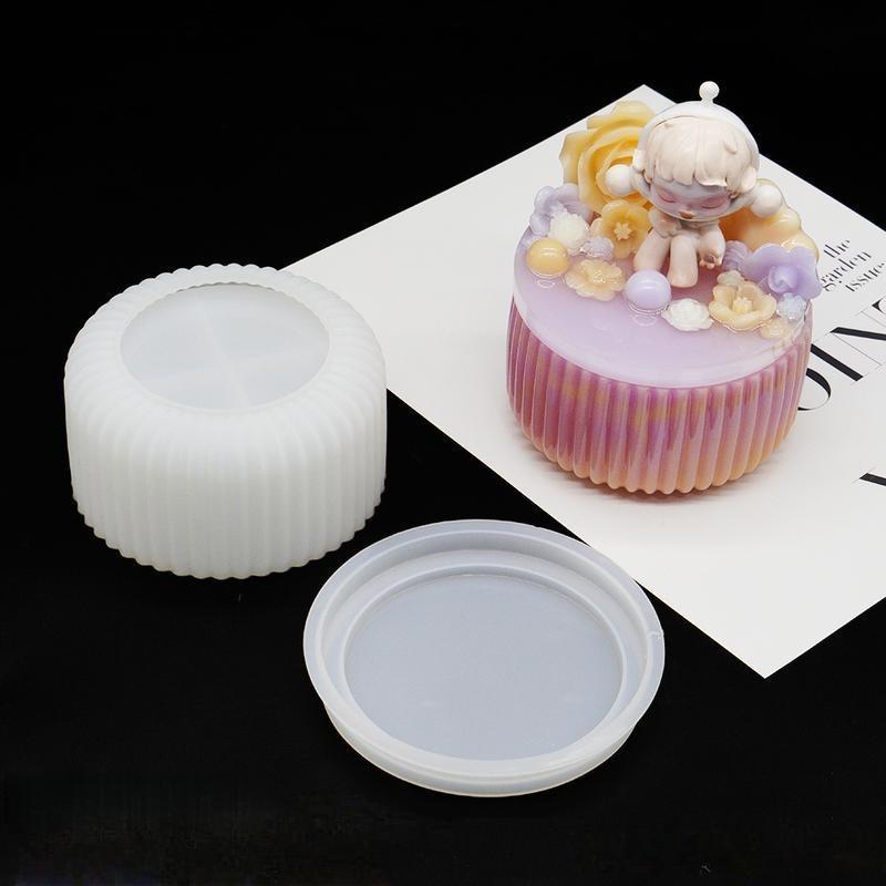 レジン作成用型-ストライプの収納ボックス