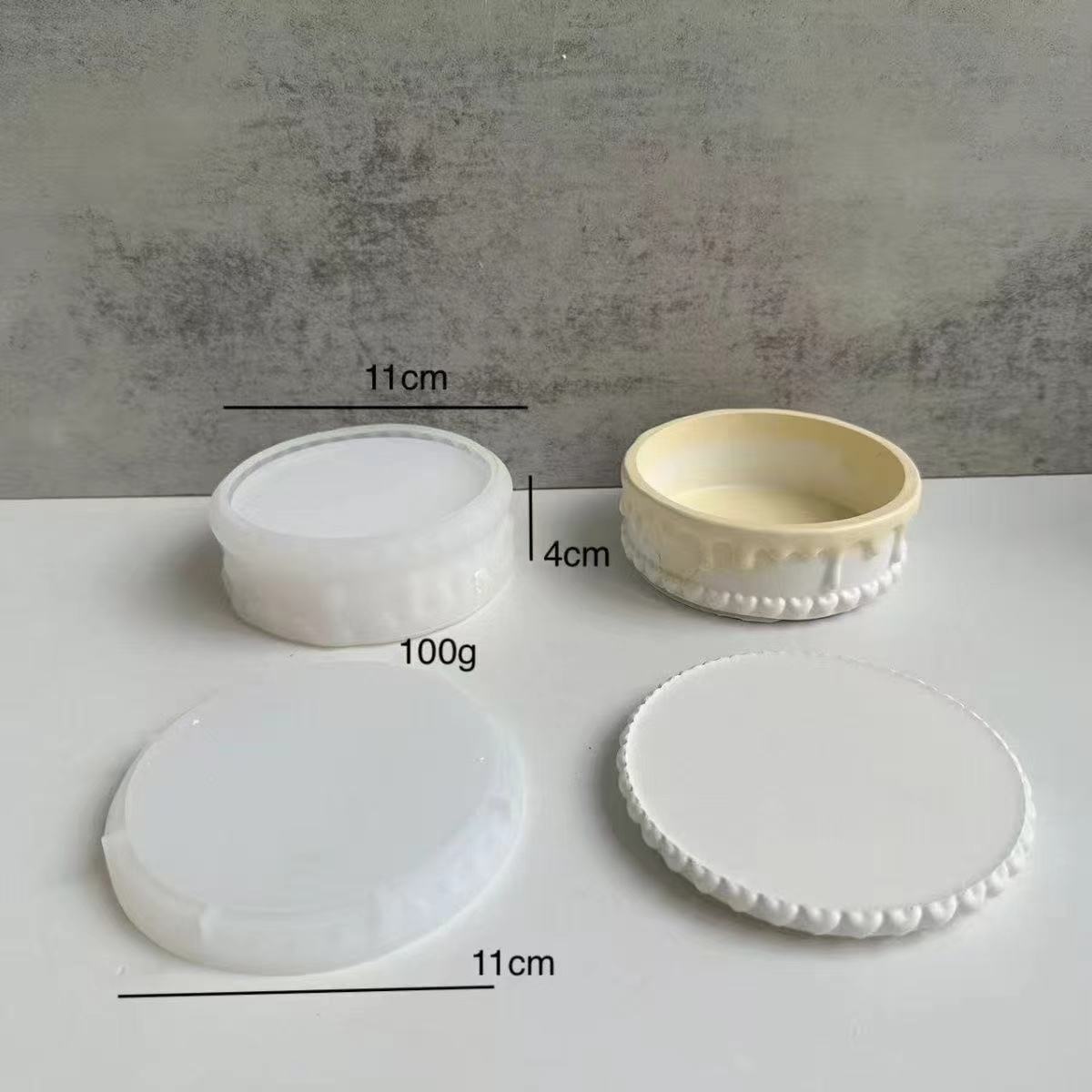 レジン作成用型-ケ一キ収納ボックス