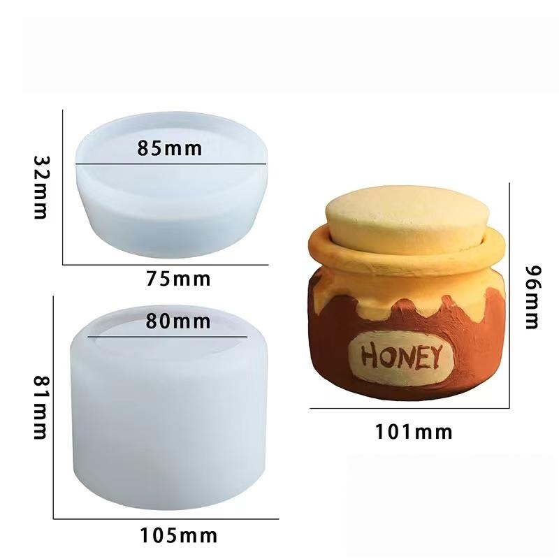 レジン作成用型-八チミツ瓶