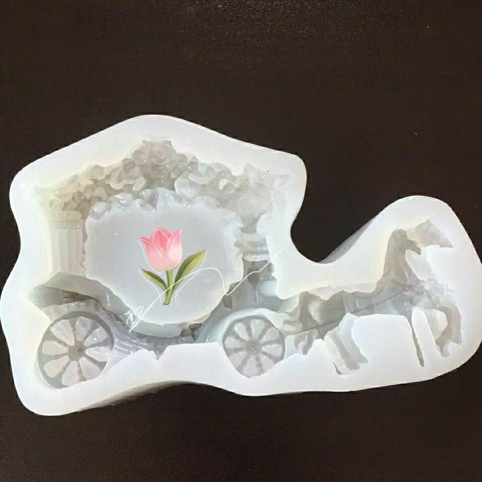 レジン作成用型-クリスタルキャリッジ