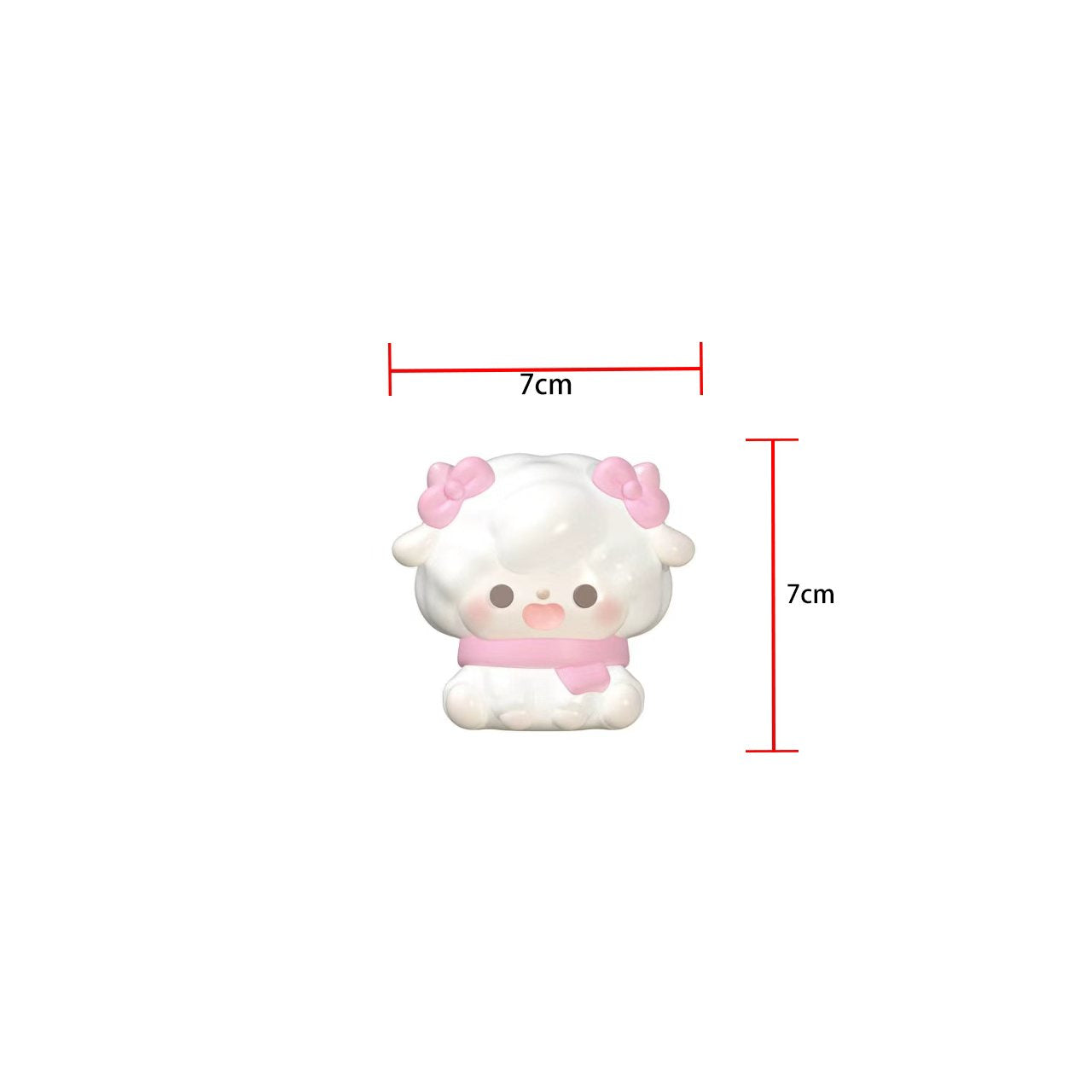 スクイ一ズ作成用型-マフラ一羊ちやん