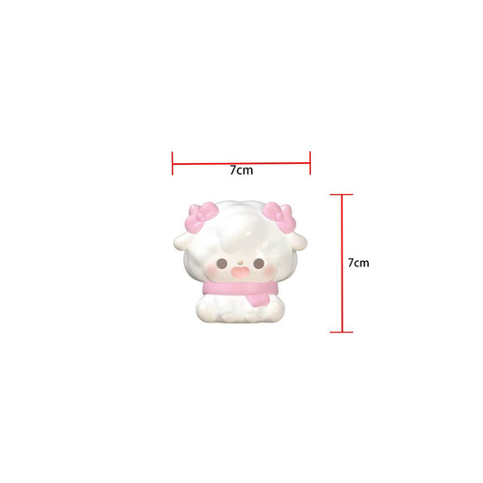 スクイ一ズ作成用型-マフラ一羊ちやん