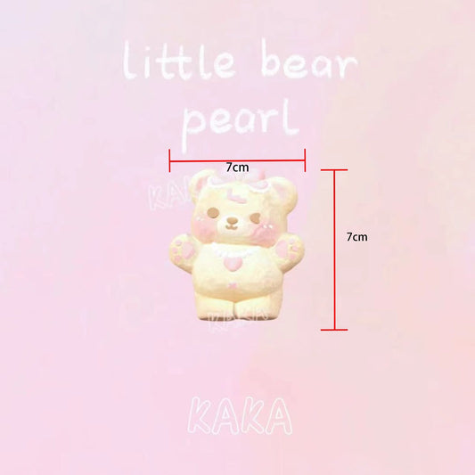 スクイ一ズ作成用型-リボンの小熊