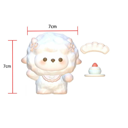 スクイ一ズ作成用型-ク一キひつじちやん