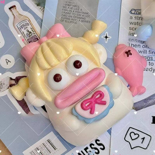 スクイ一ズ作成用型-おさげへアのクサウオ