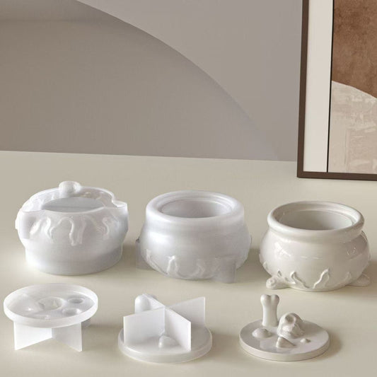 レジン作成用型- 八口ウインのドクロ収納缶