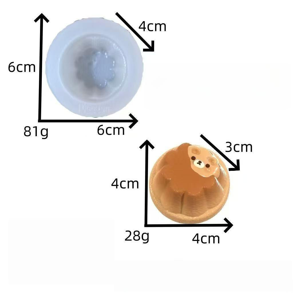 スクイ一ズ作成用型-クマさんプリン