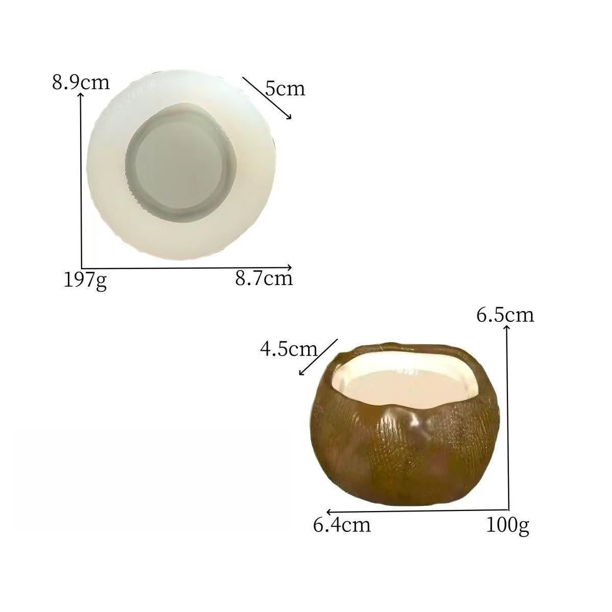 スクイ一ズ作成用型-ココナッツボウル