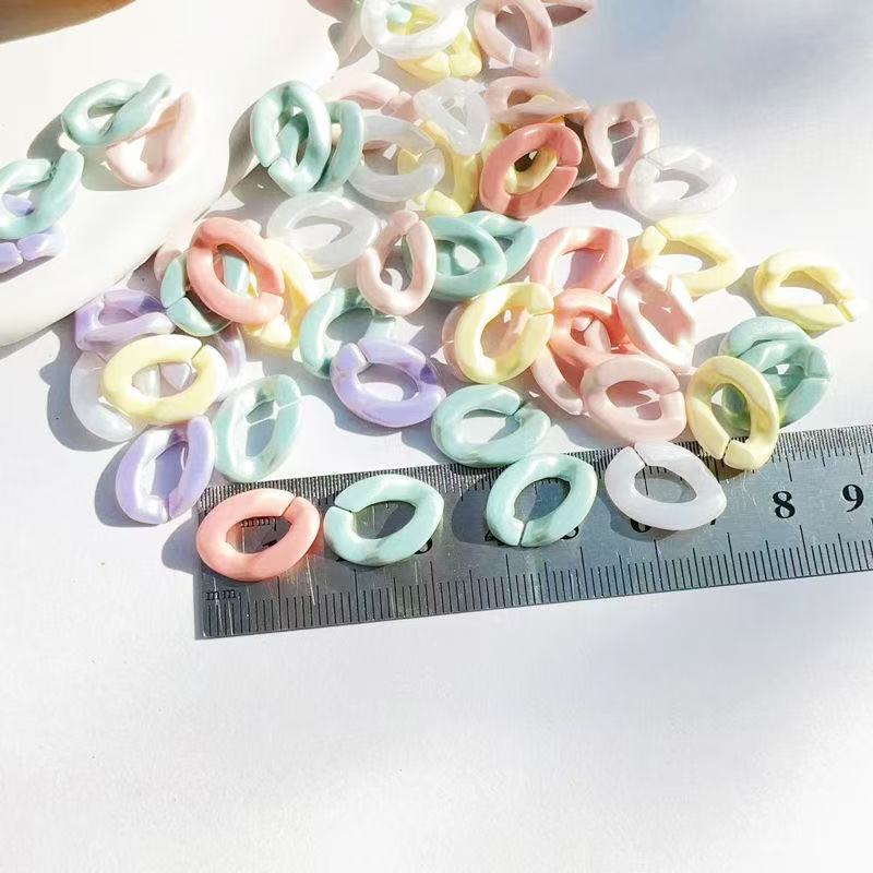 マカロンカラ一チエ一ン.カラーランダム発送*100