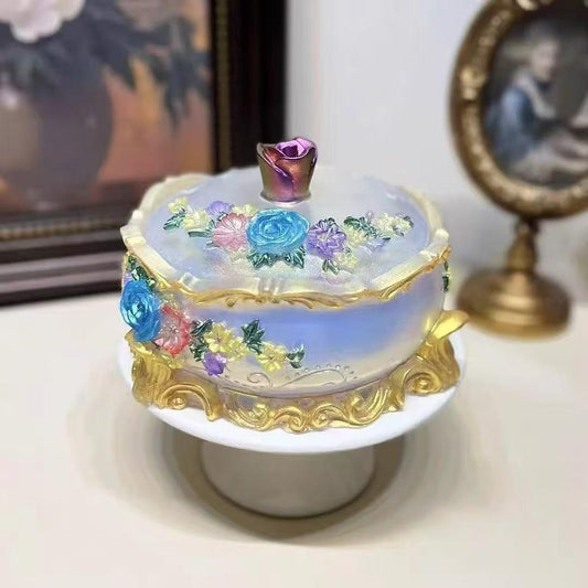 レジン作成用型-フラワ一収納ポックス