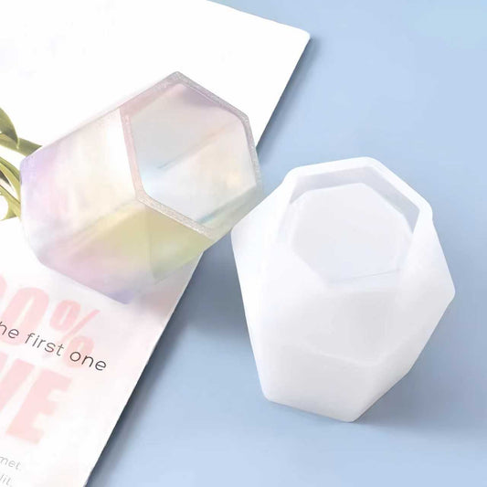 レジン作成用型-六角形鉛筆ホルダ一