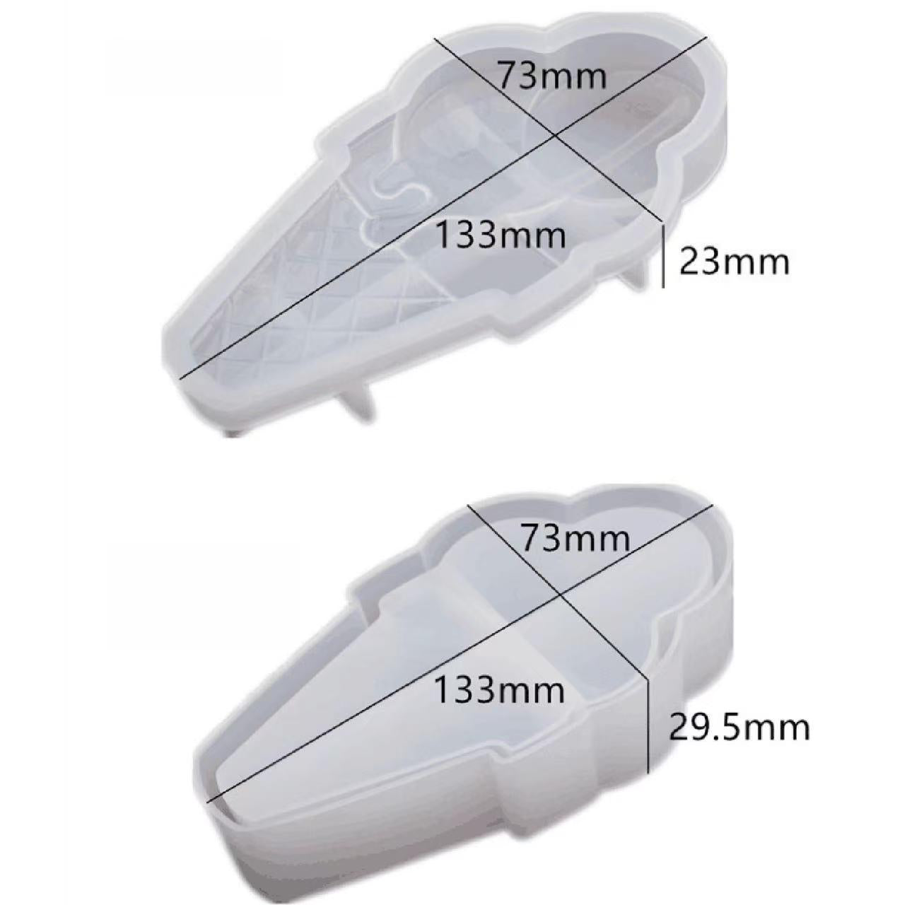 レジン作成用型- アイスクリ一ム型の収納ケ一ス
