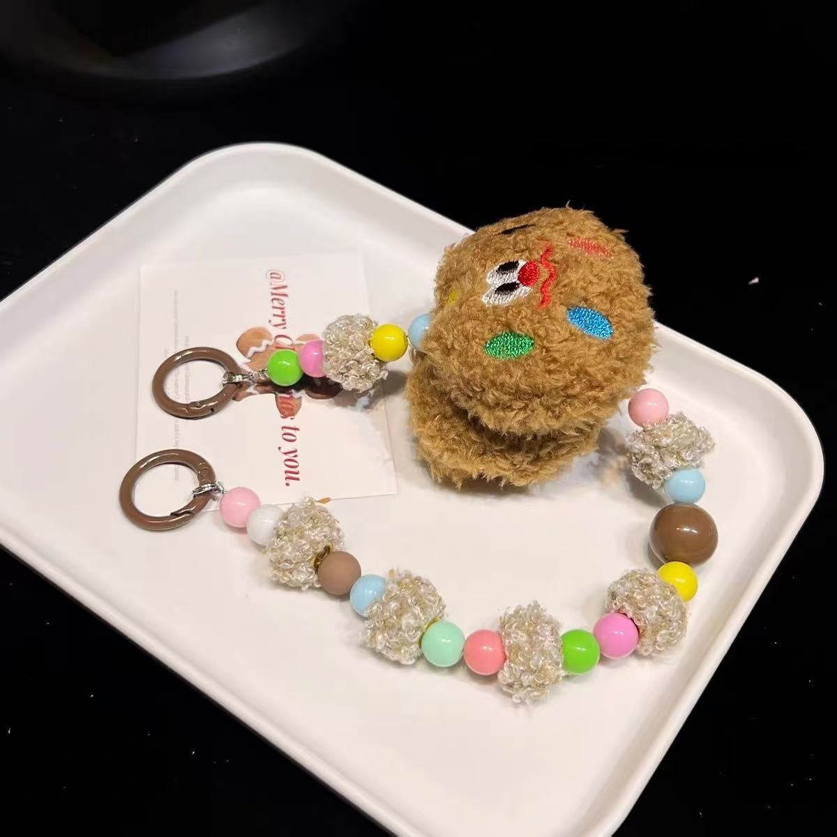 スクイ一ズキ一ホルダ一-もこ もこクッキ一
