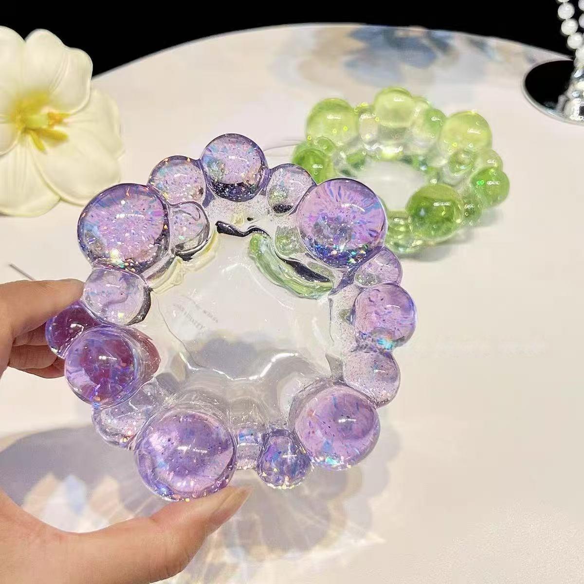 Resin mold - fluffy cloud design accessory tray