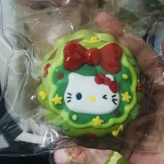 Squishy Mold - Christmas Eight-Bite Kitty