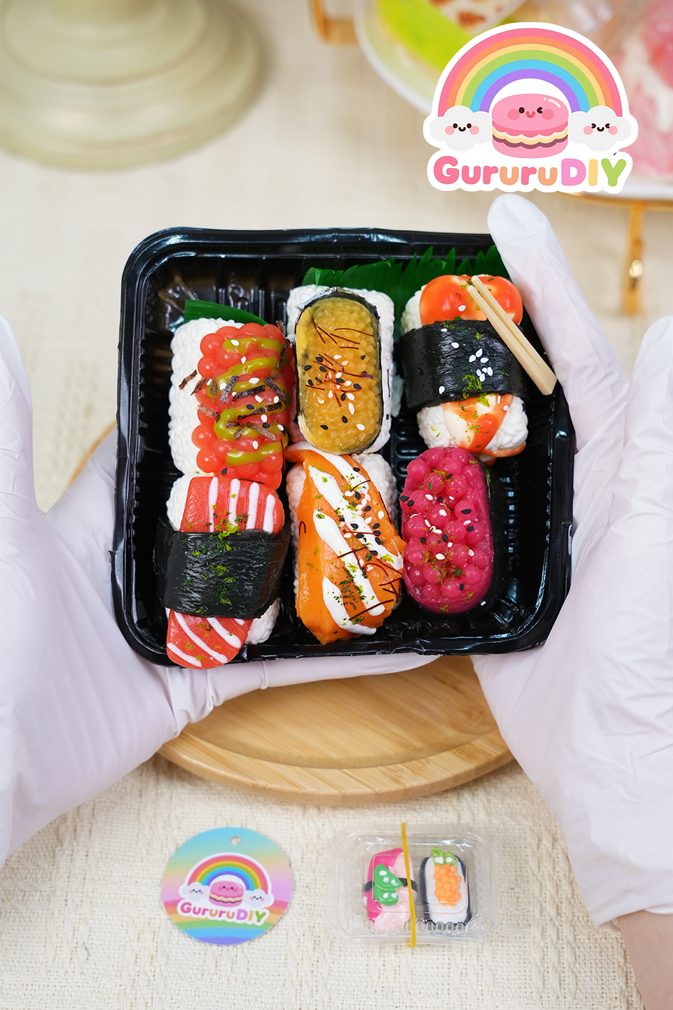 スクイ一ズ完成品-寿司セット