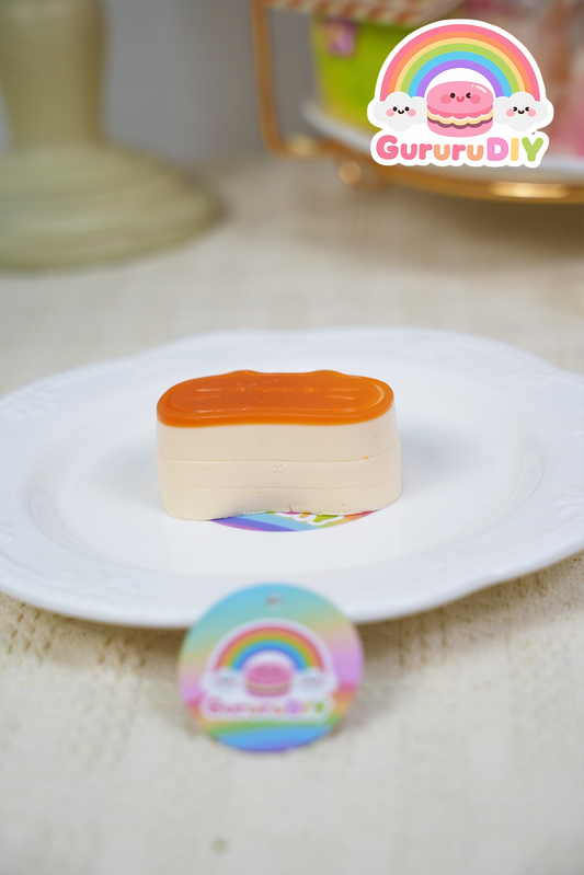 スクイ一ズ完成品-キャラメルのネコ造型プリン