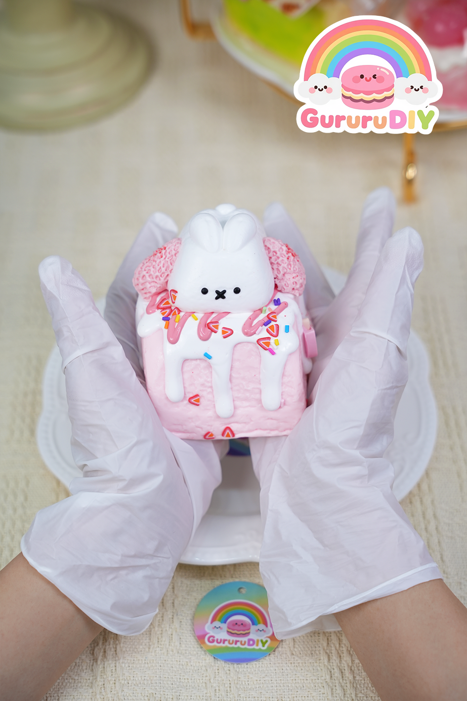 スクイ一ズ完成品-ミッフイ一の莓ケ一キ