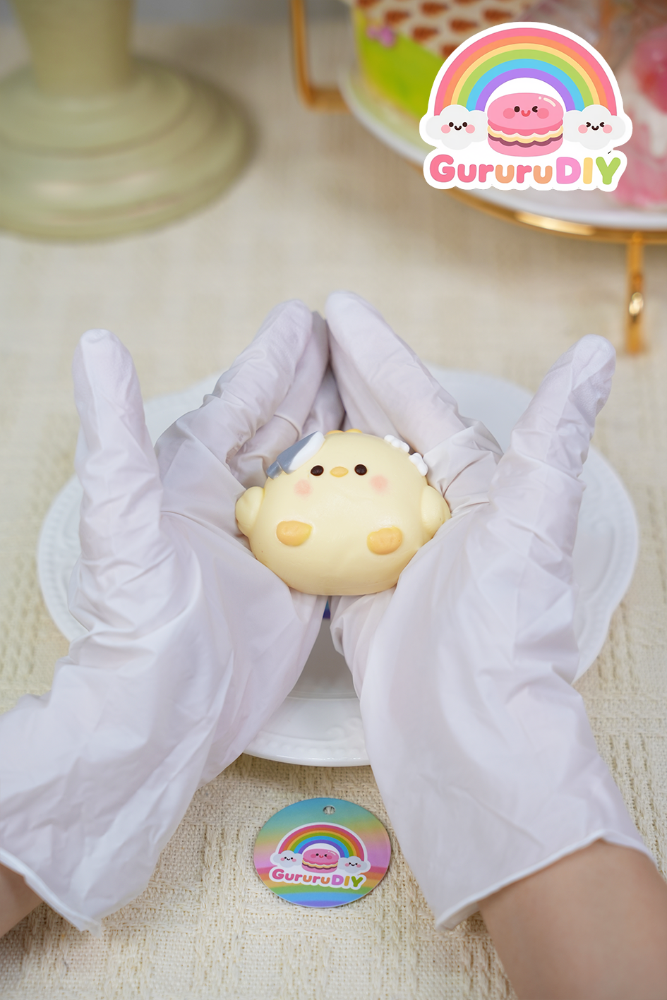 スクイ一ズ完成品-小さな黄色いひよこ