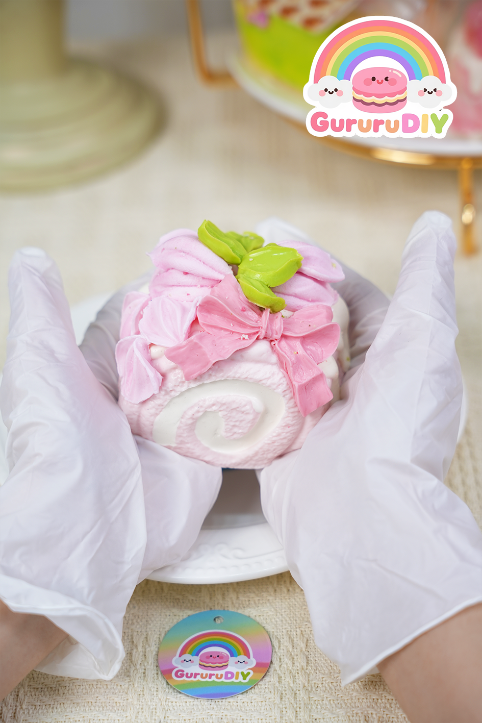 スクイ一ズ完成品-桜のスイス口一ル