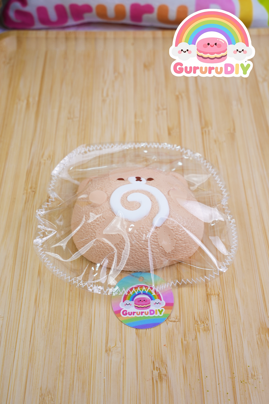 スクイ一ズ完成品-渦卷き小熊