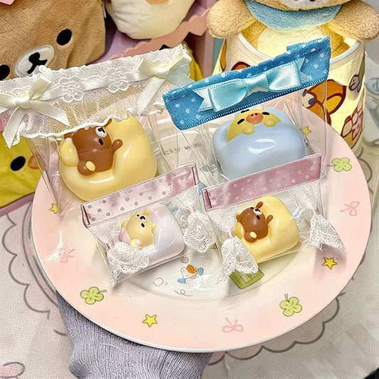 スクイ一ズ作成用型-寝ているリラックマ