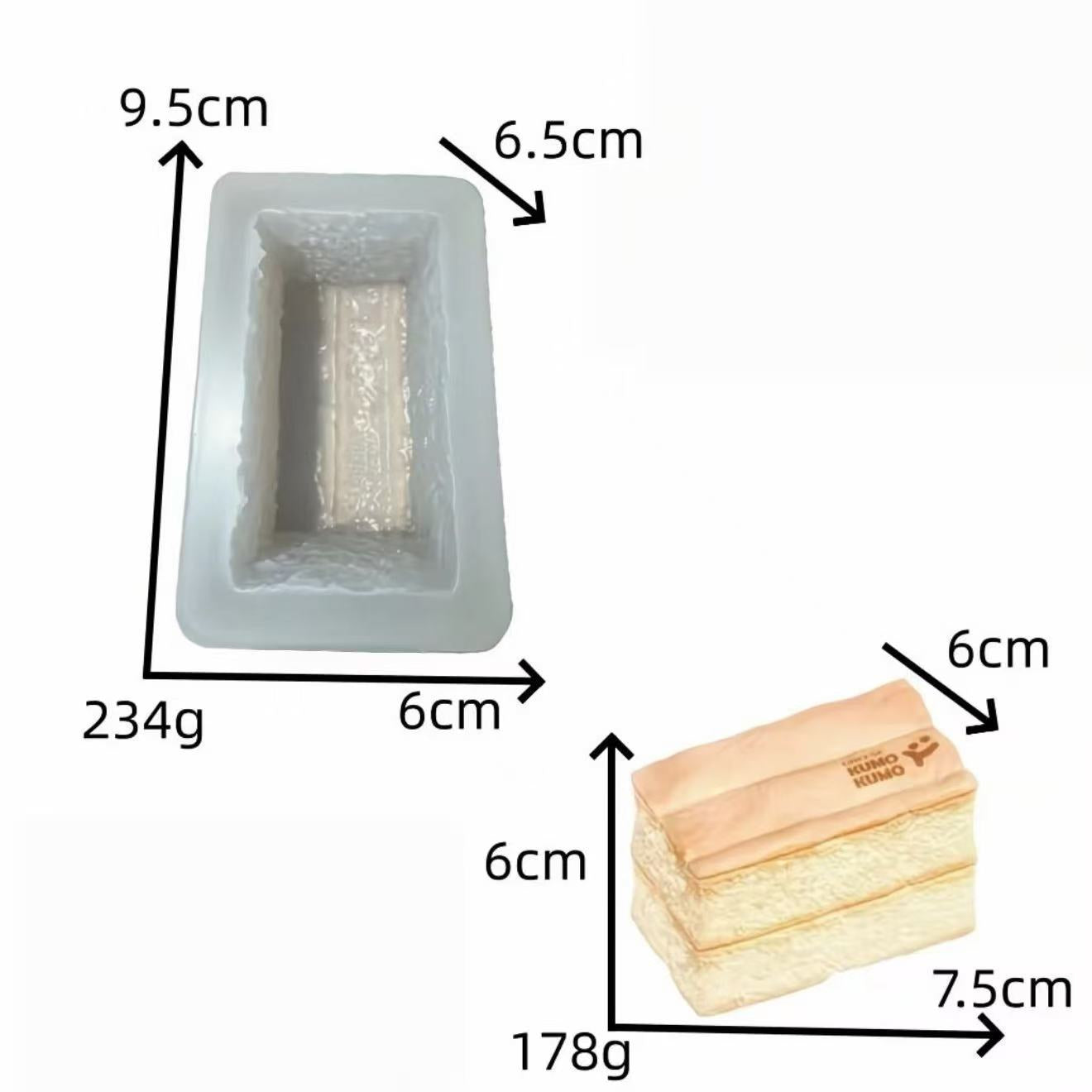 スクイ一ズ作成用型-ケーキ 二段重ね