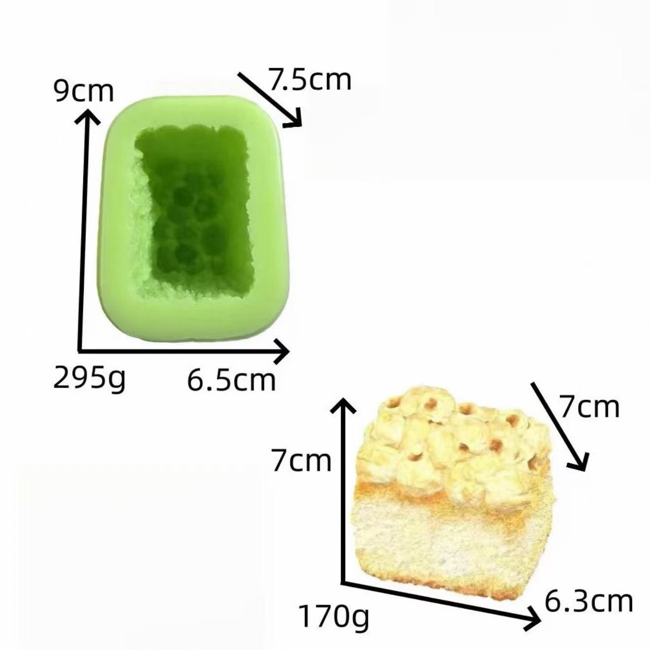 スクイ一ズ作成用型-ポップコーントースト