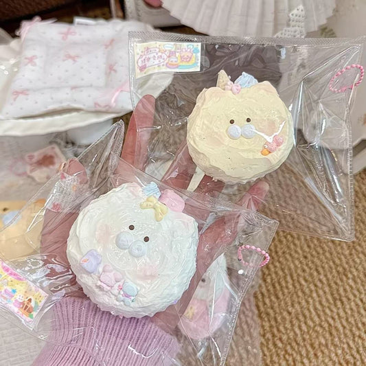 スクイ一ズ作成用型-猫のたまごカップケーキ