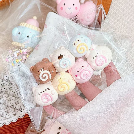 スクイ一ズ作成用型-クリームロールアニマルシリーズ