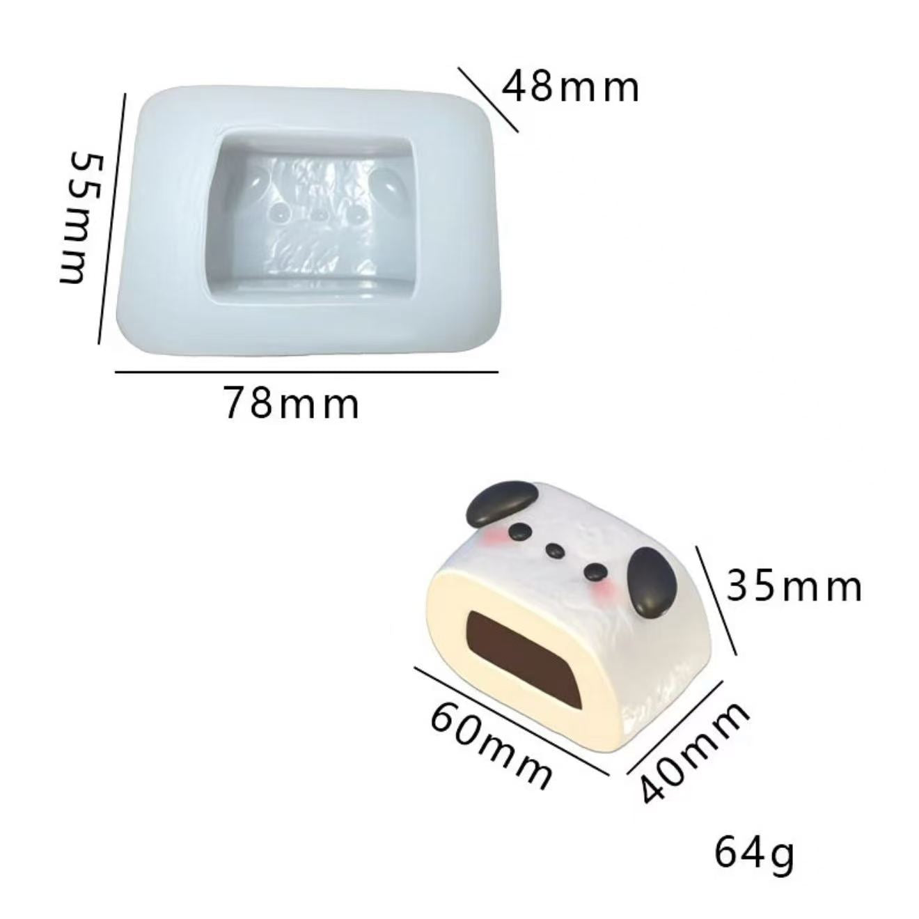 スクイ一ズ作成用型-ポチャッコサンドケーキ