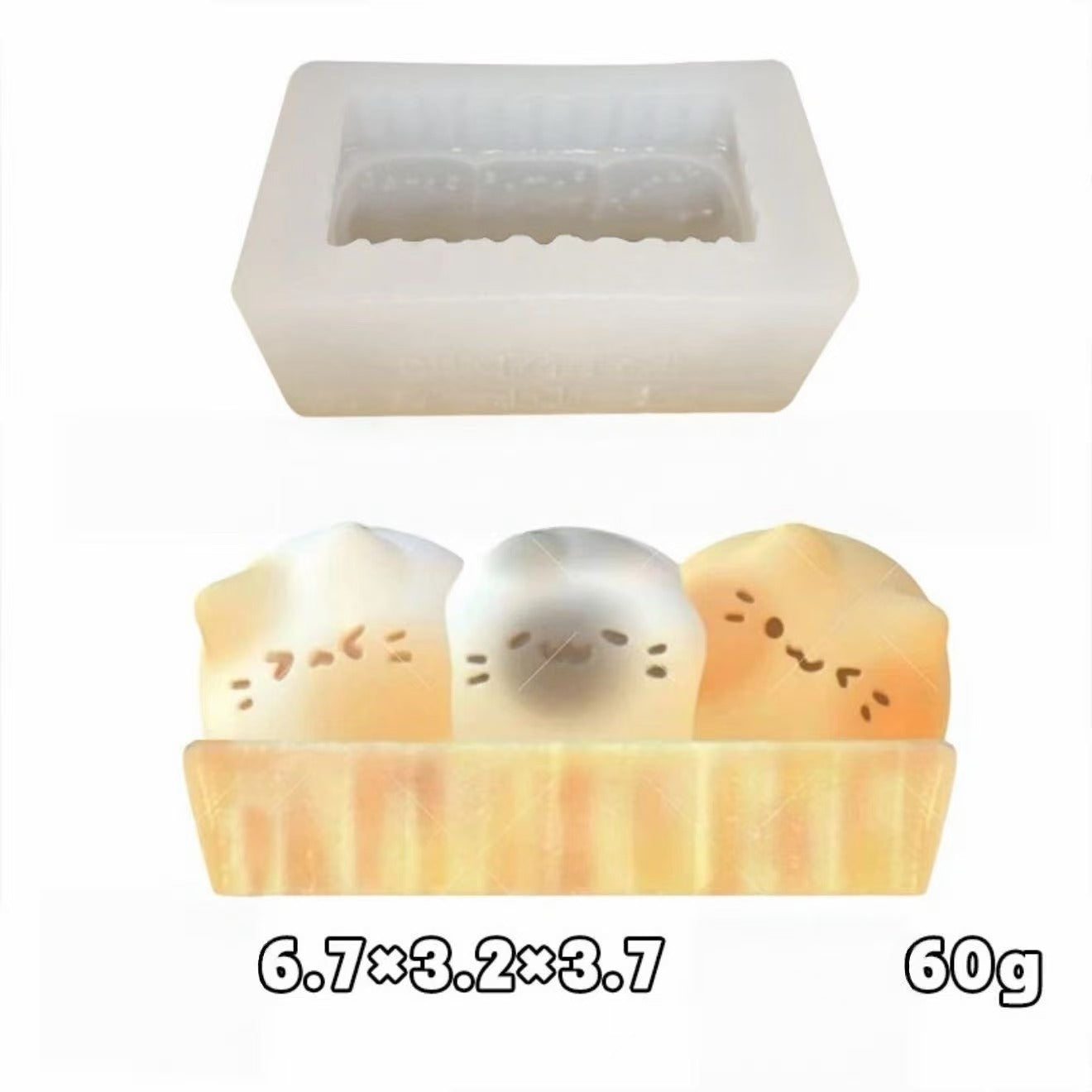 スクイ一ズ作成用型-ねこ豆乳ボックス