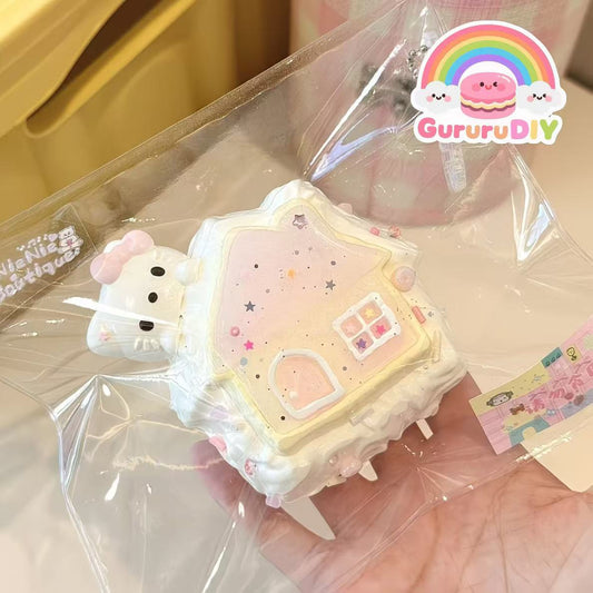 スクイ一ズ作成用型-クリームビスケットハウス