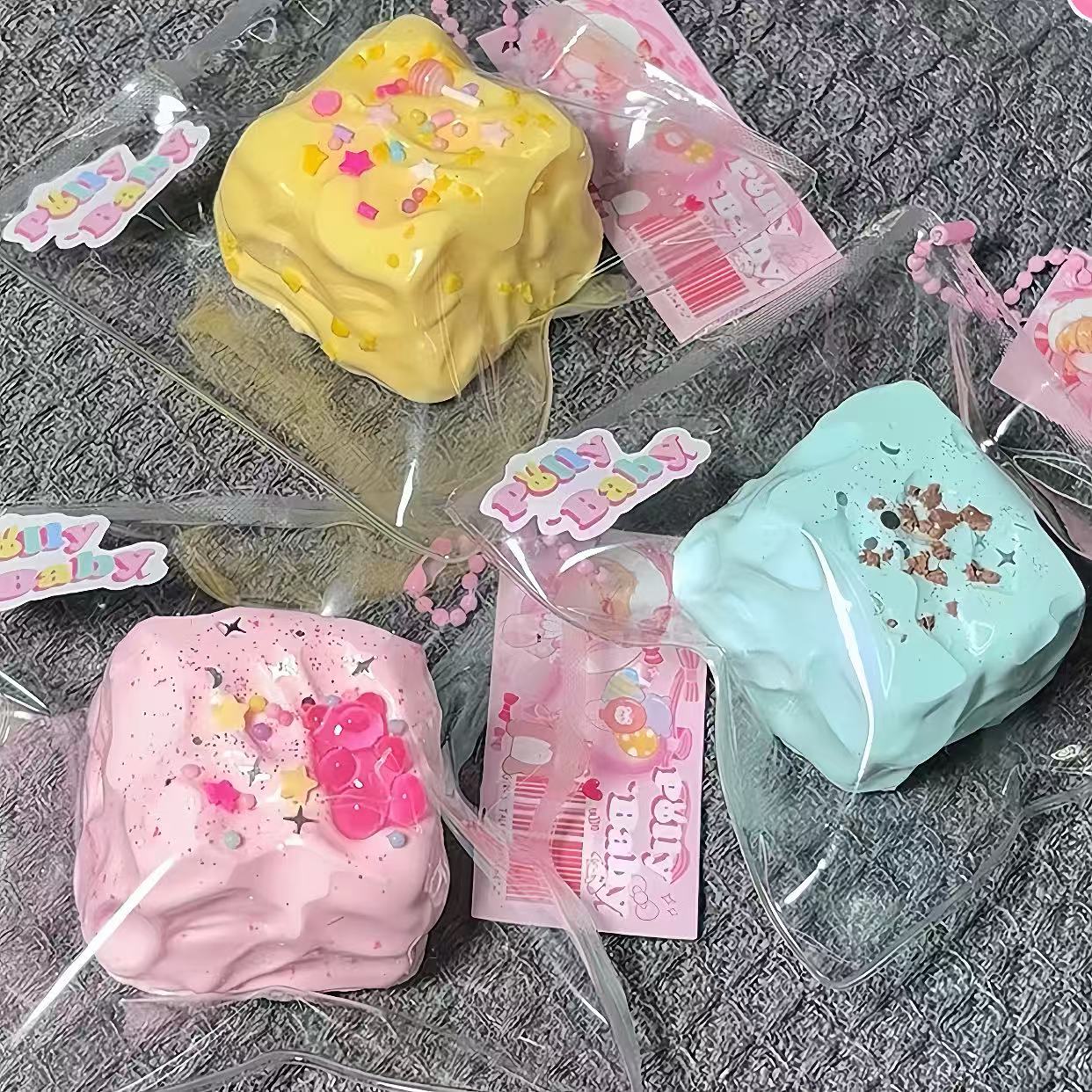 スクイ一ズ作成用型-小さな四角いミルク貝
