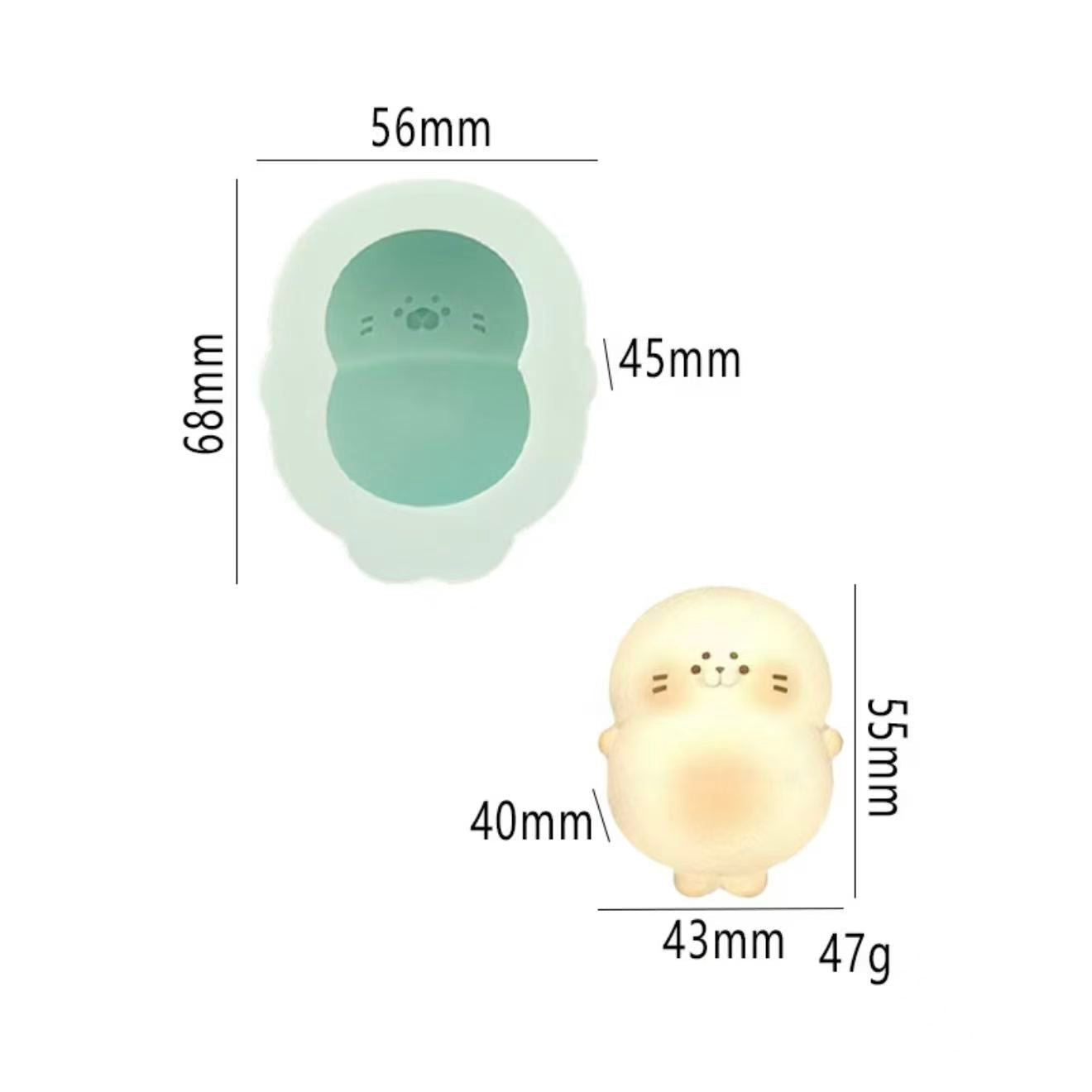 Squishy mold - Seal dumpling
