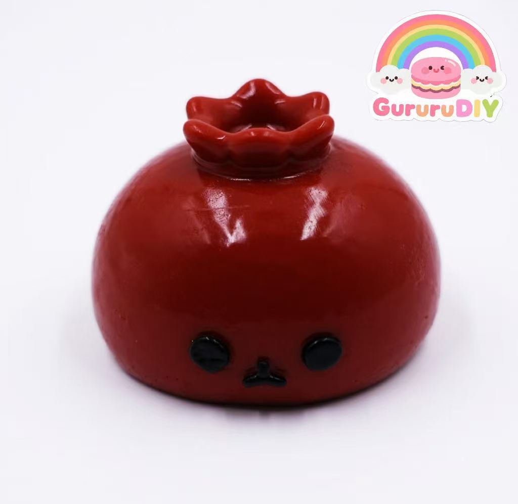スクイ一ズ完成品- ザクロ粒大福