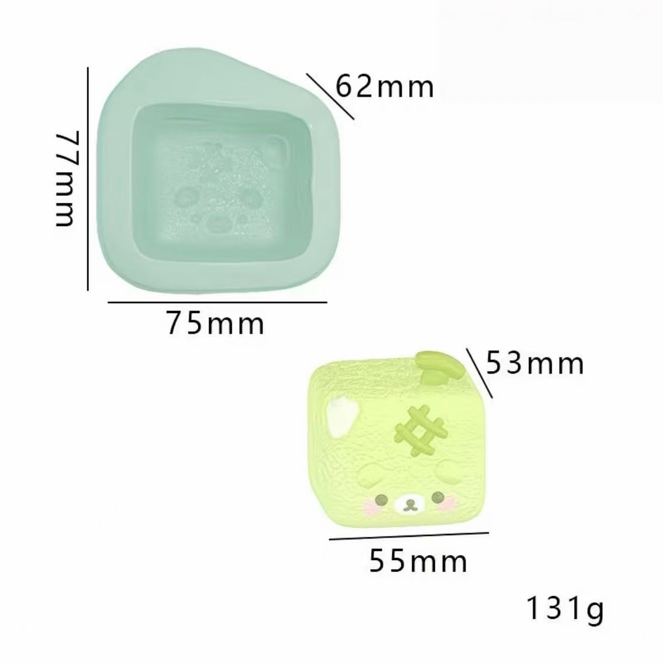 スクイ一ズ作成用型-リラックマ メロンスクエア