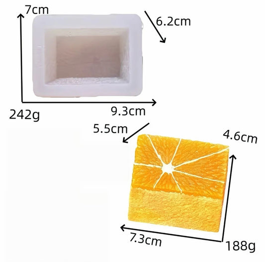 スクイ一ズ作成用型-オレンジのフルーツ食パン