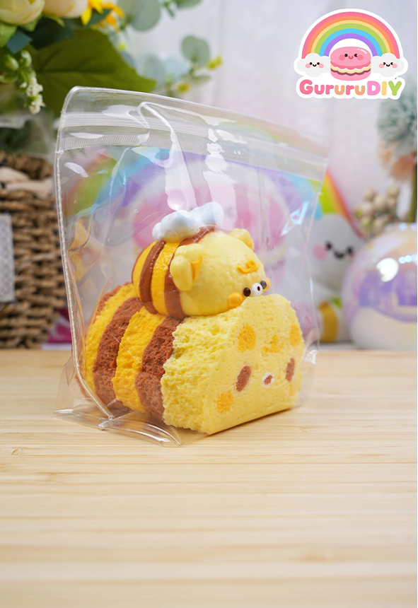 Squishy finished product - Honeybee Toast