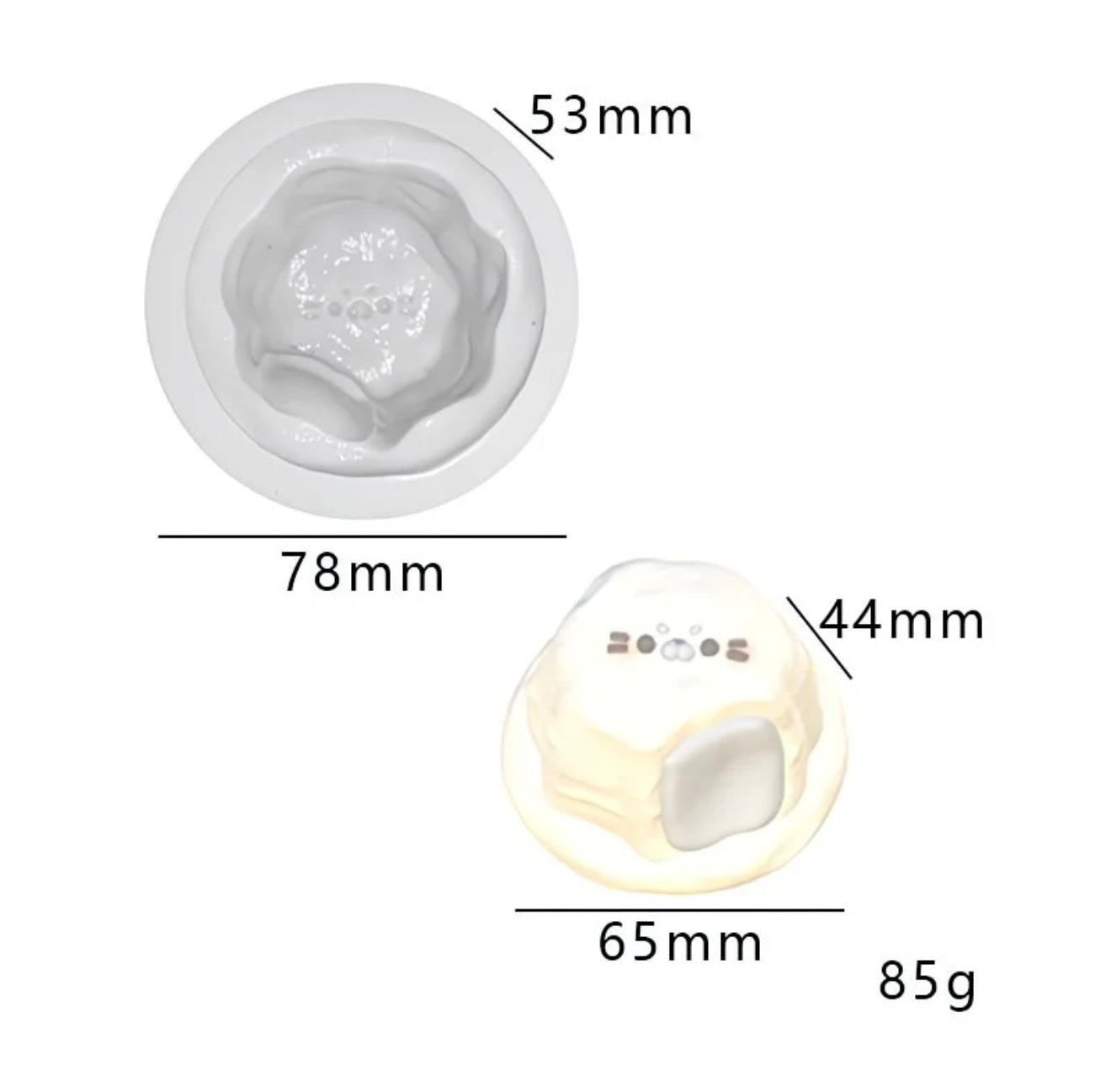 Squishy mold - Seal wheel mochi