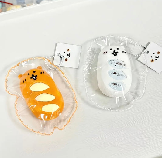 スクイ一ズ作成用型-じちょうぐまバゲット