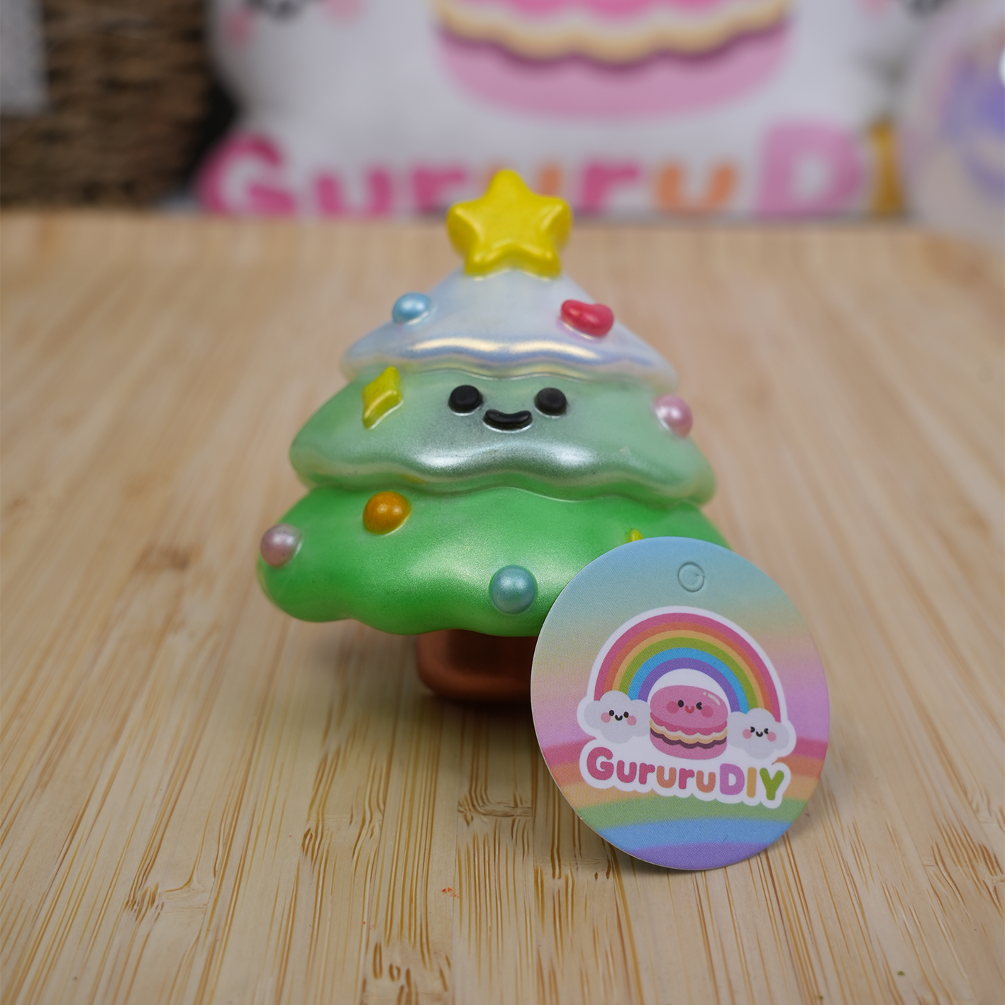 レジン完成品-クリスマスツリ一