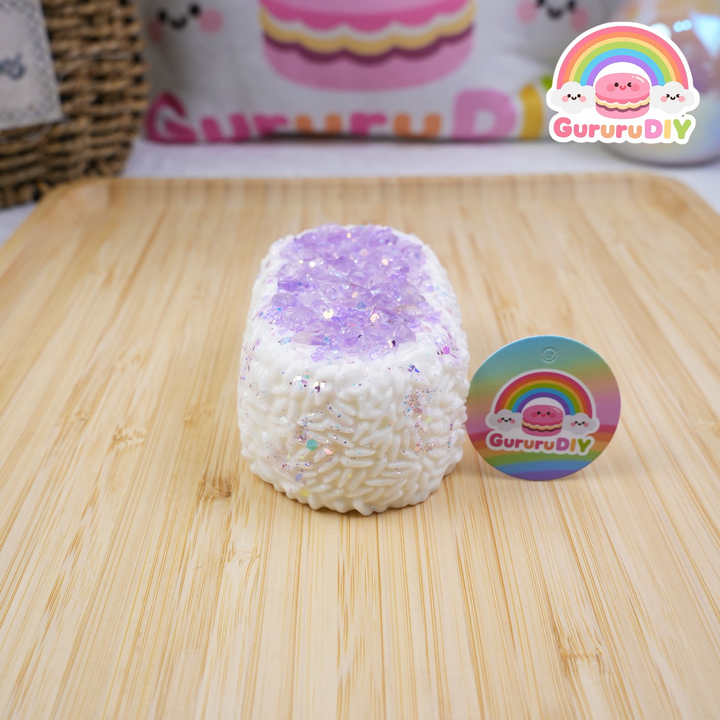 スクイ一ズ完成品-ライトアメジスト