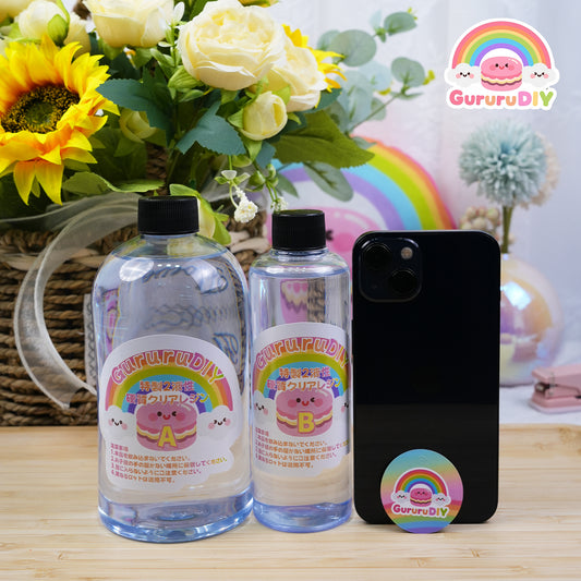 Special two-component clear resin