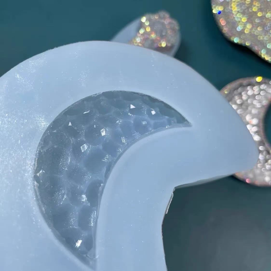 レジン作成用型-ムーンシャープレート