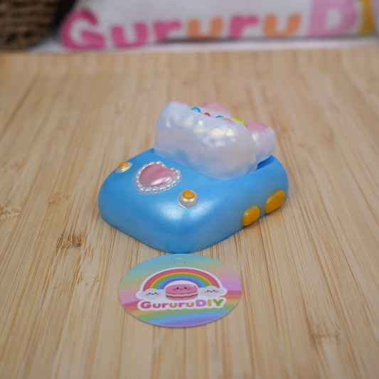 レジン完成品-うさぎスマホ