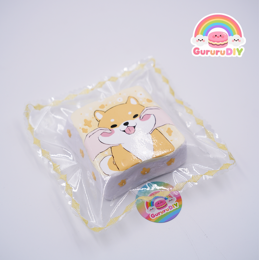 スクイ一ズ完成品- 手描きのイヌ